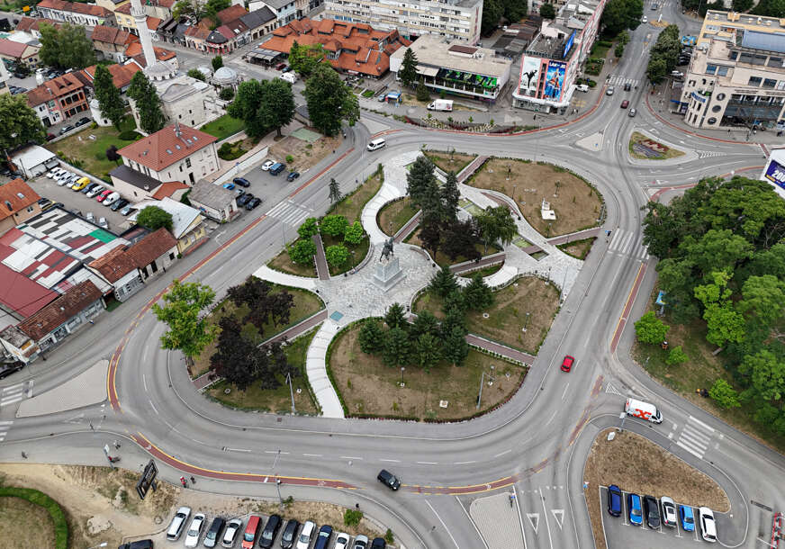 kružni tok pješački prelaz