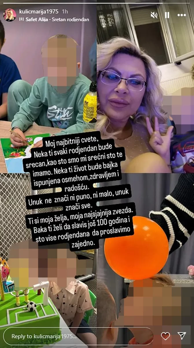 Marija Kulić slavi rođendan malom Željku