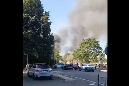 (VIDEO) DIM SE ŠIRI RIMOM Eskplodirala benzinska pumpa i nanijela teške povrede više osoba