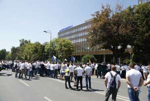 Protest rudara u Sarajevu