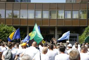 Protest rudara u Sarajevu