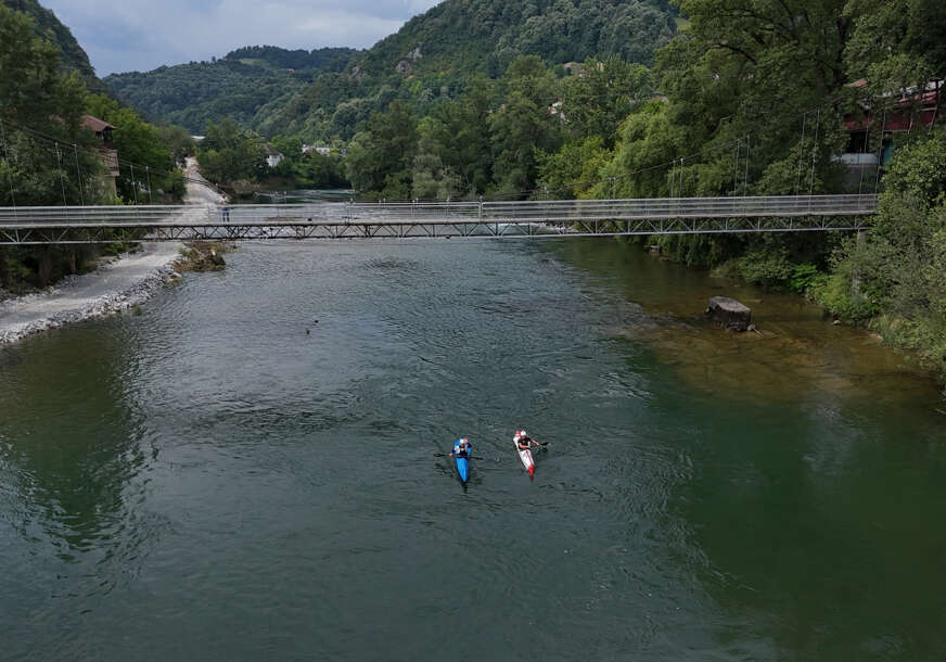 šeher / srpske toplice radovi na novom šetalištu uz rijeku vrbas 