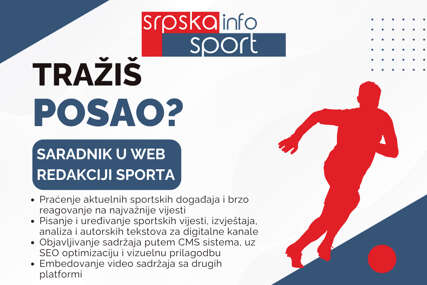 SRPSKAINFO proširuje tim: Tražimo saradnika u web redakciji sporta