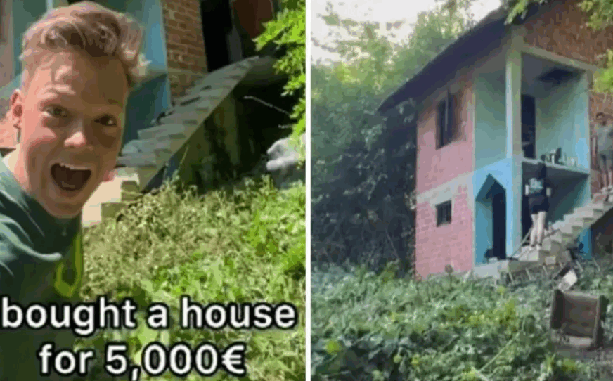 (VIDEO) KUPIO KUĆU ZA 5.000 EVRA Tiktoker ovim potezom izazvao pažnju na društvenim mrežama, poznato gdje se nalazi
