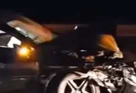 (VIDEO) STRAVIČNE SCENE U HERCEGOVINI Automobil smrskan nakon saobraćajke, među povrijeđenima i djeca