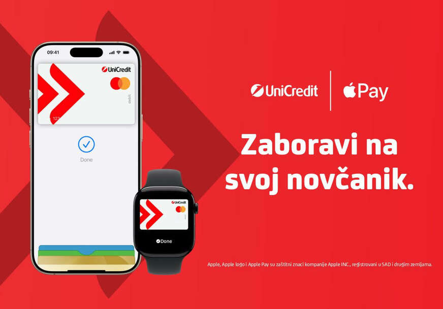 UniCredit u BiH uvodi Apple Pay za svoje klijente: Jednostavniji i sigurniji način plaćanja putem Apple uređaja