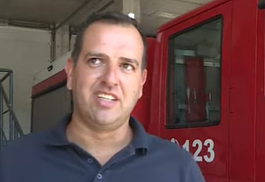 Vaso Dursun, rukovodilac akcije za gašenje požara 