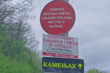 (FOTO) Ekologija na laktaški način: Baciš smeće, NE GINU TI I BATINE