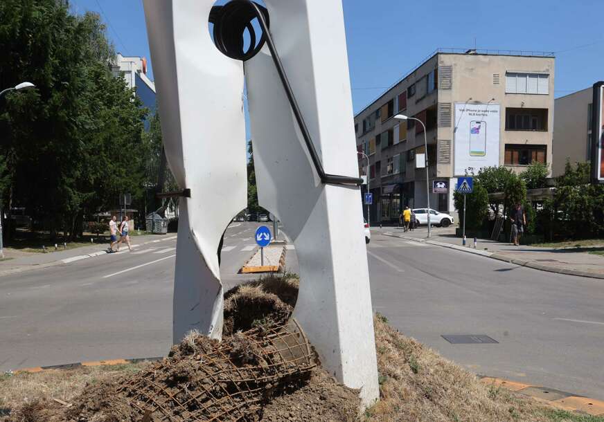 Kružni tok "Štipaljka" nakon nesreće 