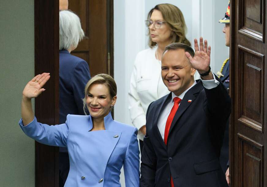 Karol Navrocki sa suprugom
