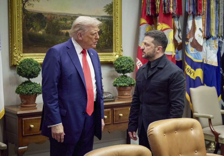 Donald Tramp i Volodimir Zelenski 