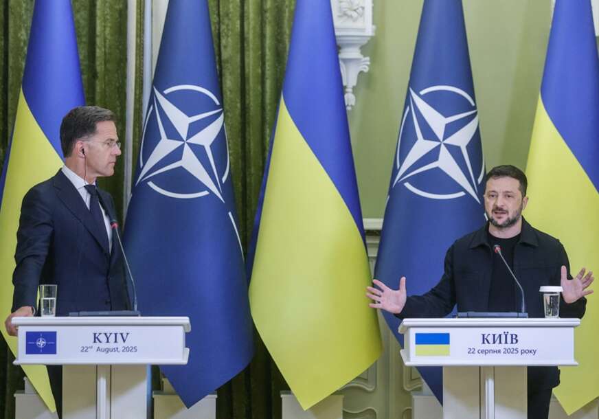 Mark Rute i Volodimir Zelenski 