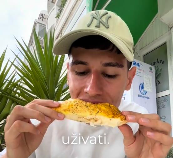 Tiktoker otkriva kako je uštedio na hrani u Budvi