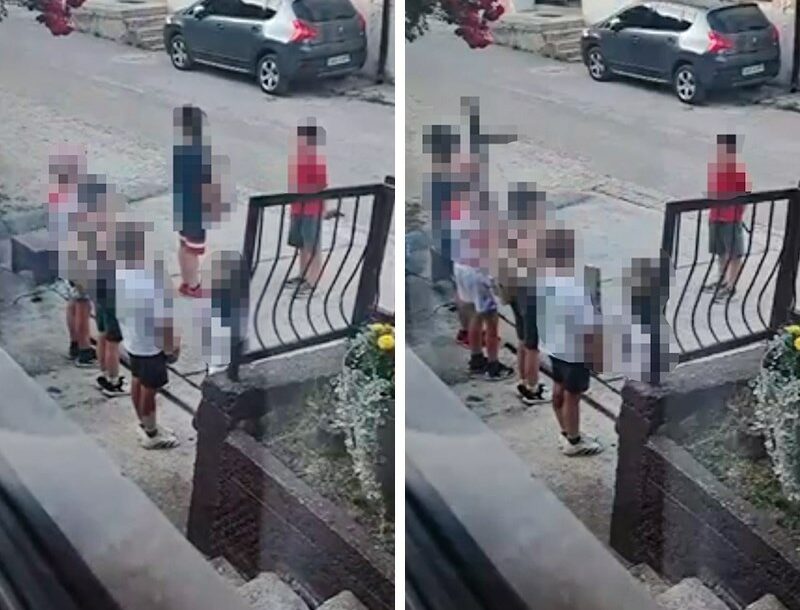 Djeca uzvikuju "Za dom spremni"