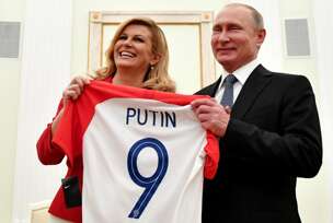 Kolinda Grabar Kitarović i Vladimir Putin