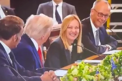 Đorđa Meloni, Donald Tramp