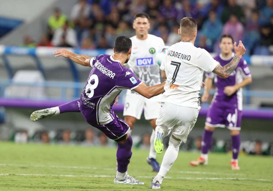 detalj sa utakmice Fiorentina - Polisja