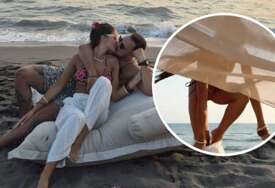 (VIDEO) VRELI KADROVI, Anđela se skida na plaži, a Gastoz sve to dijeli na Instagramu