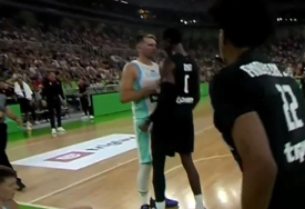 (VIDEO) Razdvajali ih saigrači: Luka Dončić i Isak Bonga UMALO SE POTUKLI, a onda mu Slovenac uzvratio trojkom u lice