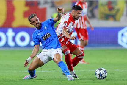 detalj sa meča Pafos - Crvena zvezda