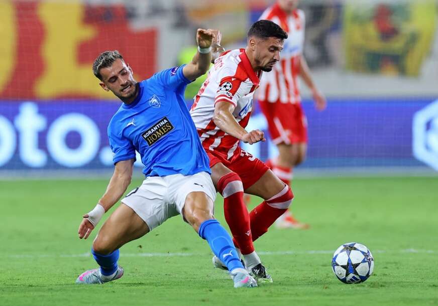 detalj sa meča Pafos - Crvena zvezda