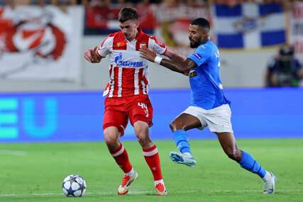 detalj sa meča Pafos - Crvena zvezda