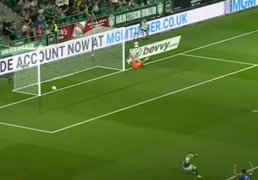 (VIDEO) ŠOK ZA PARTIZAN Nevjerovatan pogodak napadača Hibernijana u 60. minutu