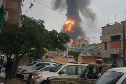 (VIDEO) IZRAEL NAPAO JEMEN Na meti više lokacija, gust dim se nadvio nad glavnim gradom