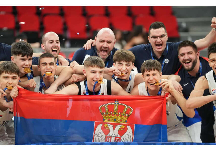 srpski košarkaši do 16 godina šampioni Evrope