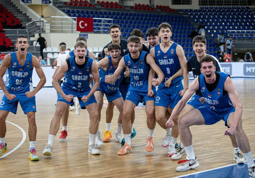 košarkaši Srbije do 16 godina