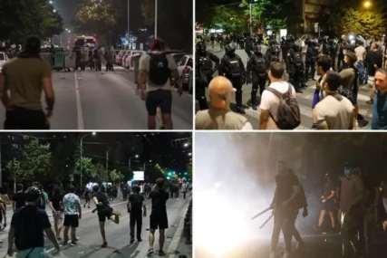(VIDEO) ESKALIRALI SUKOBI, MNOGO POVRIJEĐENIH I UHAPŠENIH Uništene prostorije SNS u Novom Sadu, Vučić najavio da će država morati "ozbiljnije da reaguje"
