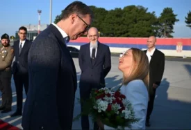 ÐORÐA MELONI STIGLA U BEOGRAD Vučić ugostio premijerku Italije, evo koje su teme na stolu