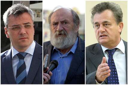 Ognjen Tadić, Nikola Poplašen, Vitomir Popović kombo