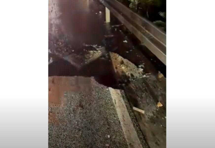 (VIDEO) OD UDARA GROMA OŠTEĆEN PUT Snažno nevrijeme pogodilo Hrvatsku