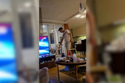 (VIDEO) MILAN VASIĆ USISAVA STAN Glumac pokazao kako pomaže Maji nakon porođaja