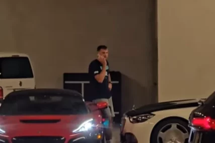 (VIDEO) DONČIĆ NA MUKAMA Njegova zvijer od 2 miliona evra zaglavljena na parkingu, ovako je reagovao slavni košarkaš  