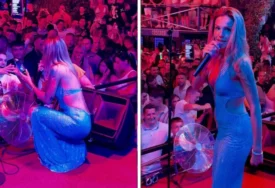 (VIDEO) BRESKVICA NAPRAVILA LOM Skinula sa sebe jedan detalj i nastao je haos na koncertu