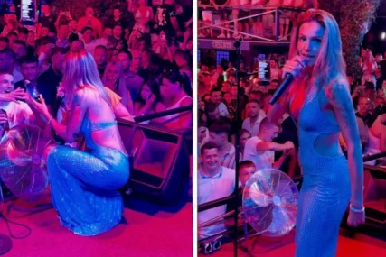 (VIDEO) BRESKVICA NAPRAVILA LOM Skinula sa sebe jedan detalj i nastao je haos na koncertu