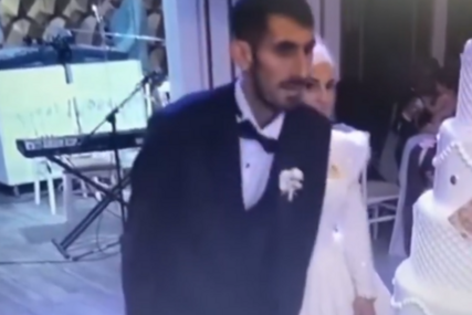 (VIDEO) NESVAKIDAŠNJA SCENA Mladoženja se onesvijestio za vrijeme izlaska torte, a potez mlade sve OSTAVIO U ŠOKU