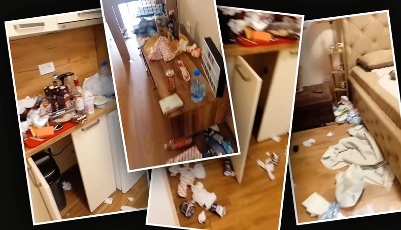 Turisti ostavili haos u apartmanu u Budvi