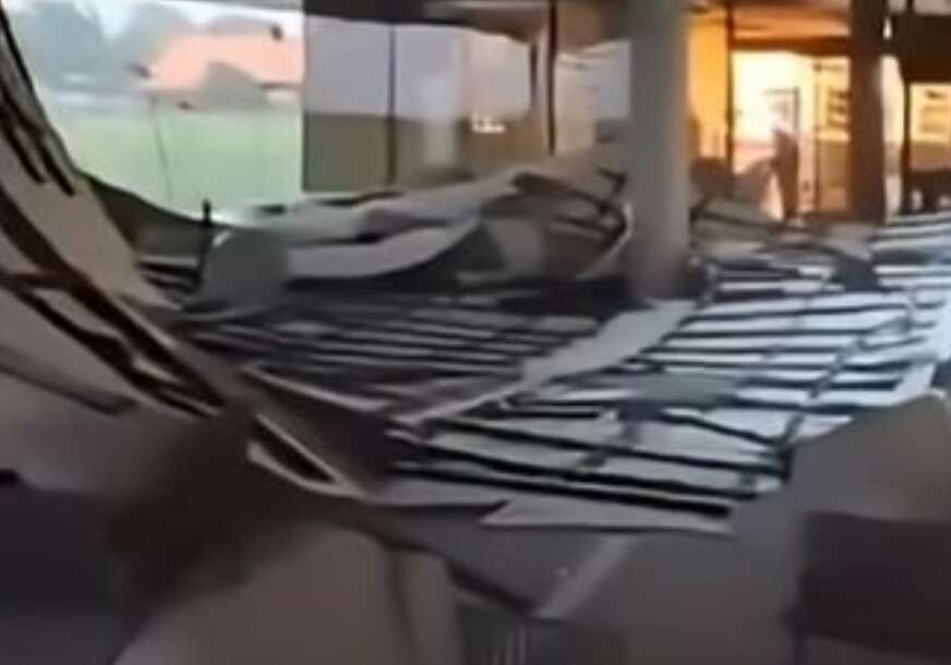 (VIDEO) NEVRIJEME HARA SLAVONIJOM Stradao elitni hotel od vjetra, pala terasa  