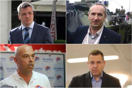 ognjen tadić , siniša mihailović ,  milan tegeltija i radovan kovačević