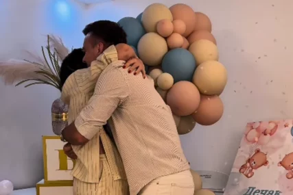 (VIDEO) SKAČU OD SREĆE Aleksandra Bursać i Stevan otkrili pol bebe