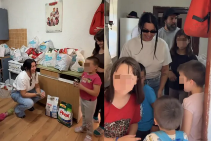 (VIDEO) Seka Aleksić pokazala svoju humanost: Pjevačica pomogla porodici sa 7 djece, prizor je više nego dirljiv
