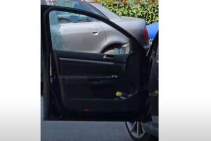 (VIDEO) "GOLF" IZREŠETAN, U NJEMU TIJELO Prvi snimci nakon brutalne pucnjave u Tetovu, povrijeđene prebacuju za Skoplje