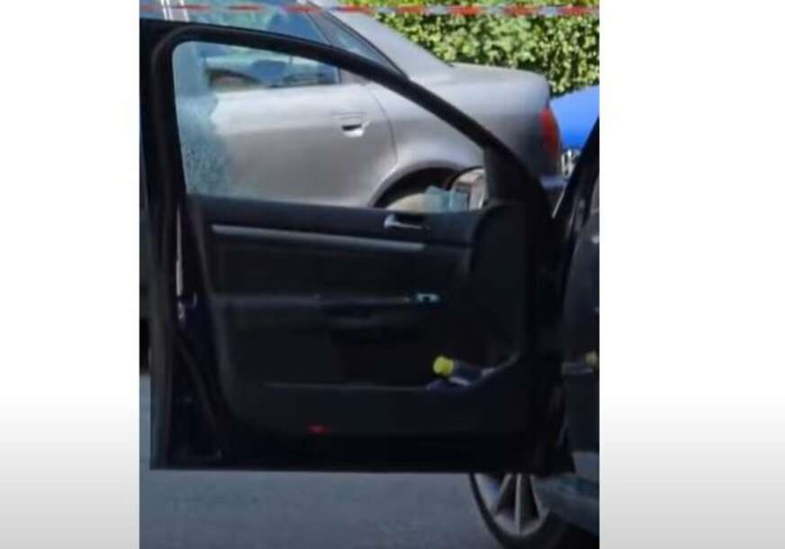 (VIDEO) "GOLF" IZREŠETAN, U NJEMU TIJELO Prvi snimci nakon brutalne pucnjave u Tetovu, povrijeđene prebacuju za Skoplje