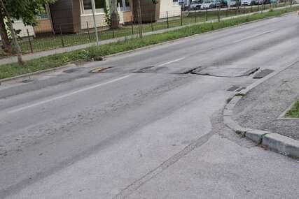OŠ Branko Radičević, ležeći policajci