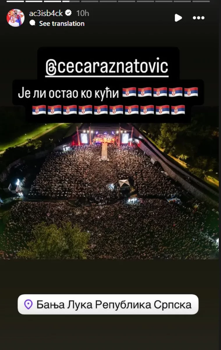 Objava Veljka Ražnatovića