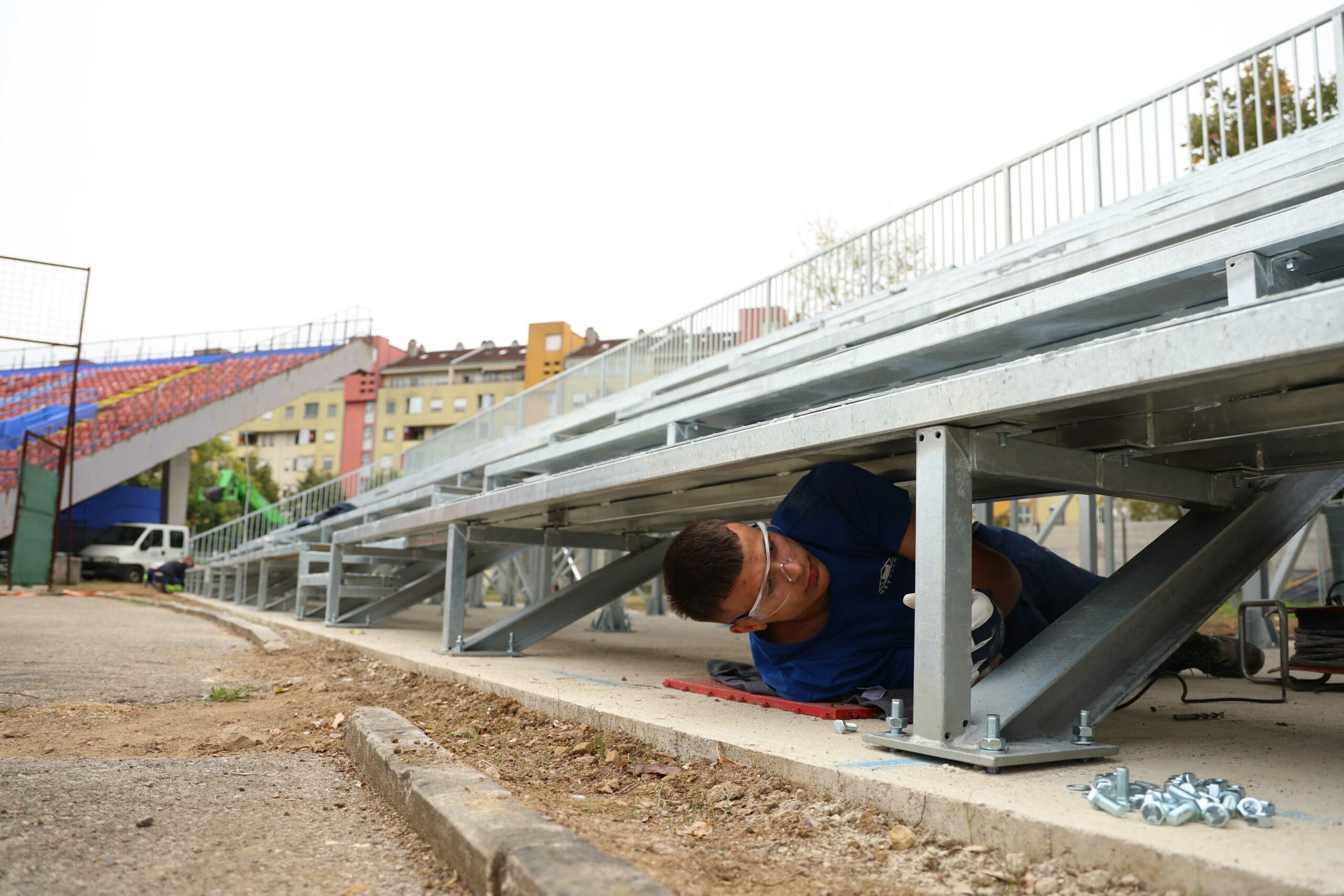 gradski stadion Banjaluka, južna tribina za gostujuće navijače