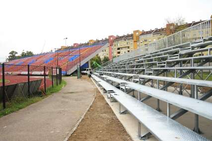 gradski stadion Banjaluka, južna tribina za gostujuće navijače